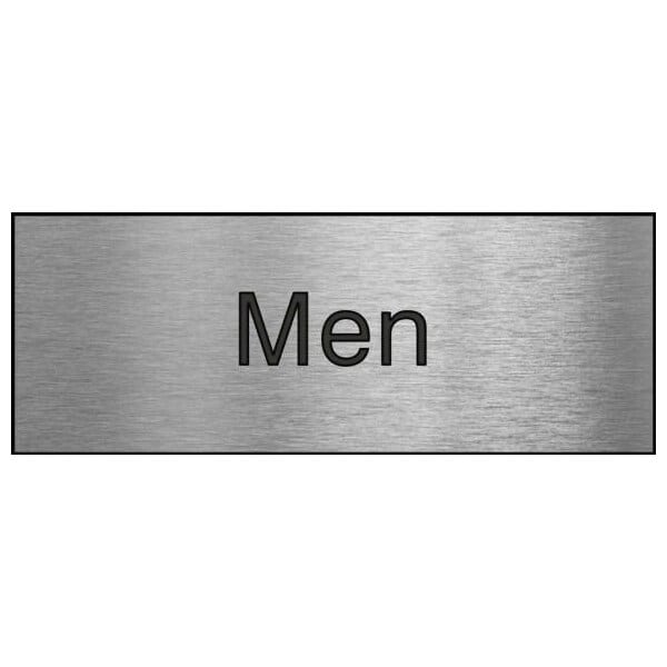 Accuform 8 in W x 3 in H, Engraved Plastic PSG818SL - main